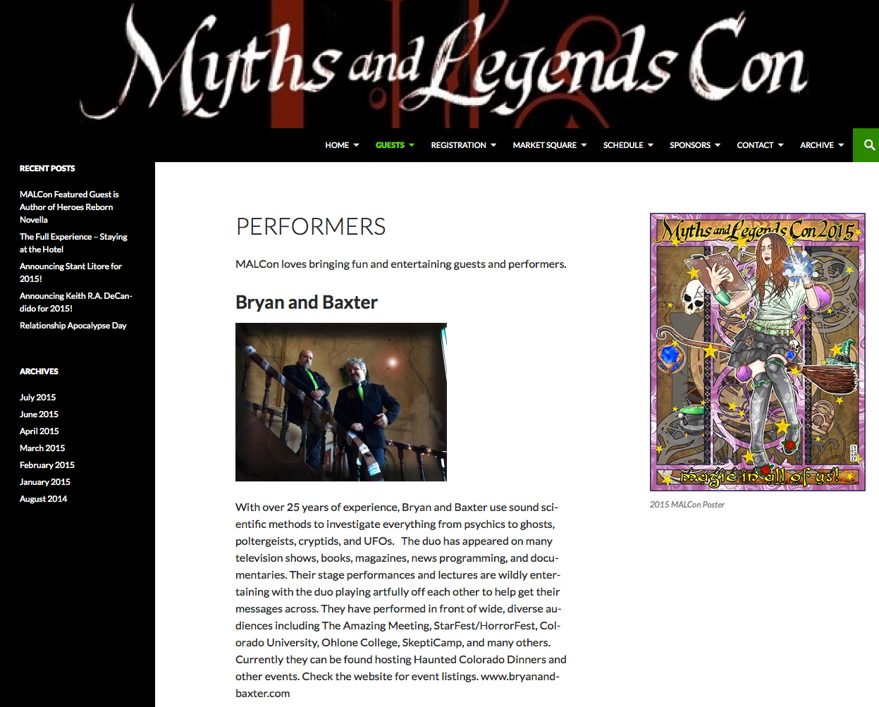 Myths and Legends Con