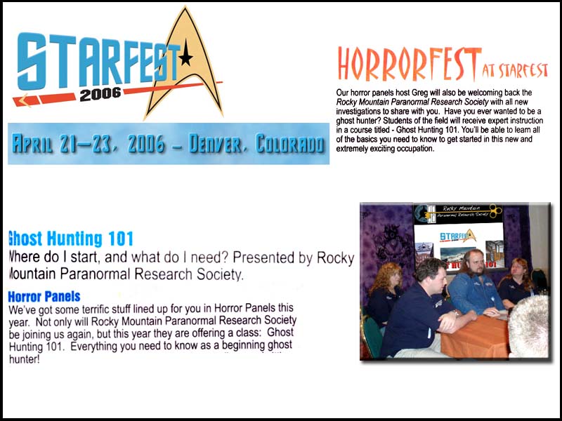 StarFest/HorrorFest 2006