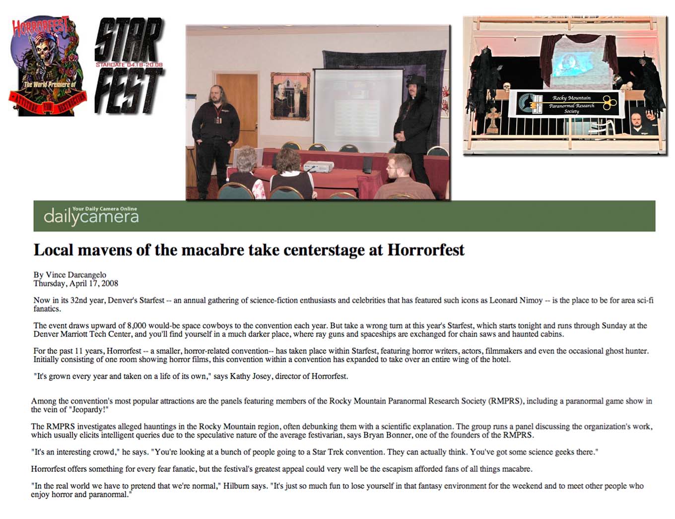 Starfest/Horrorfest 2008